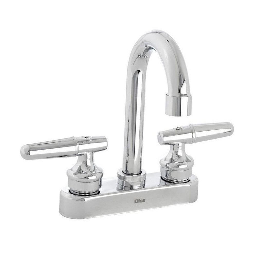 DICA MEZCLADORA P/LAVABO 4"   CROMO T/BAR CUB MAN 4051