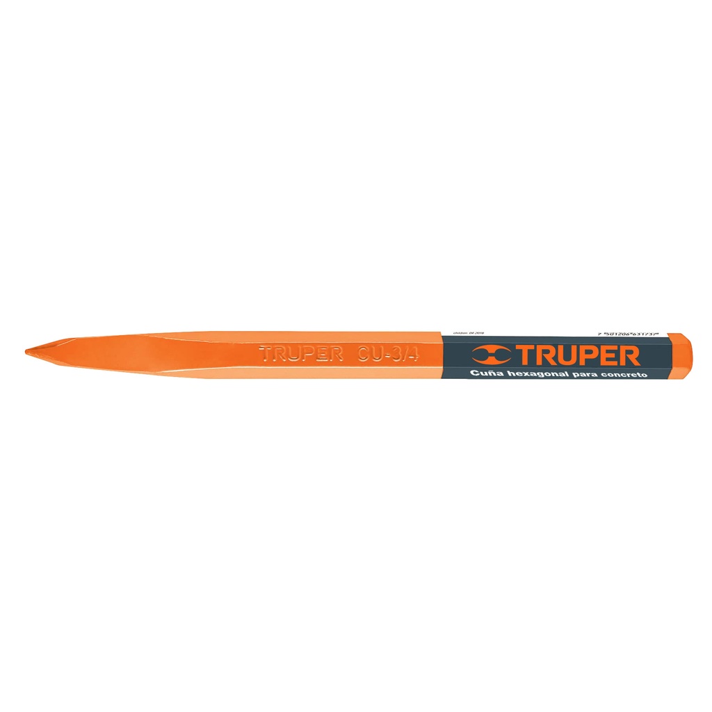 TRUPER CUNA HEX CU-3/4 3/4"X30CM P/CONCRETO