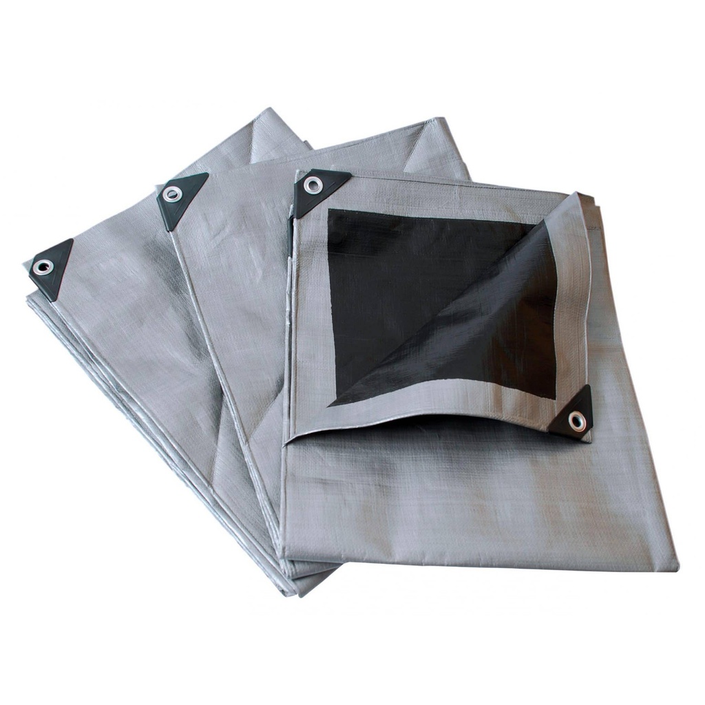 LONA REFORZADA GRIS 5X6M      LR5X6