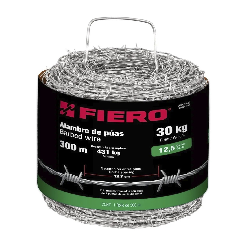 ALAMBRE DE PUAS 30KG          CAL 12.5