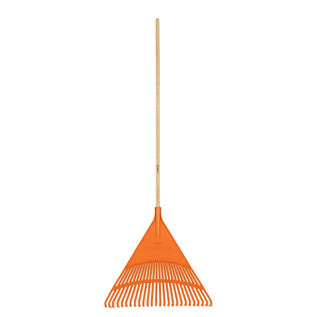 TRUPER ESCOBA PLASTICA EP-26R 24" P/JARDIN RIGIDA 26 DIENTES