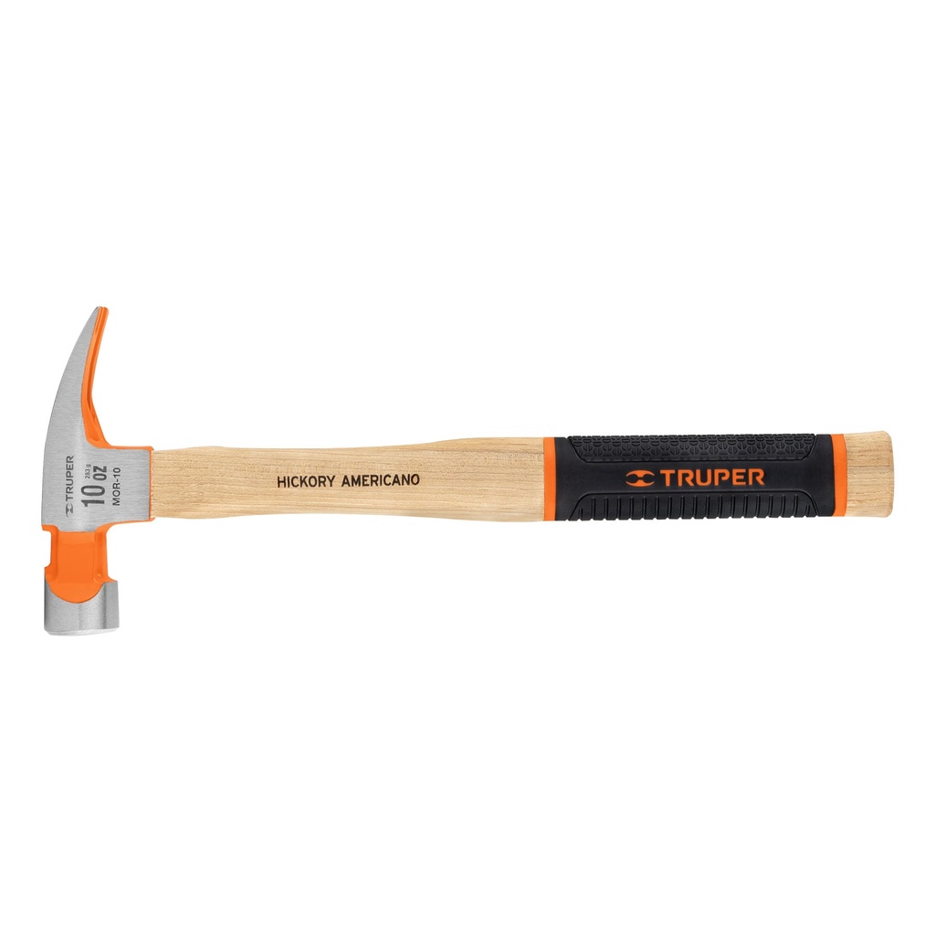 TRUPER MARTILLO UNA RECTA MOR-10 10OZ 1" MGO 11" HICKORY