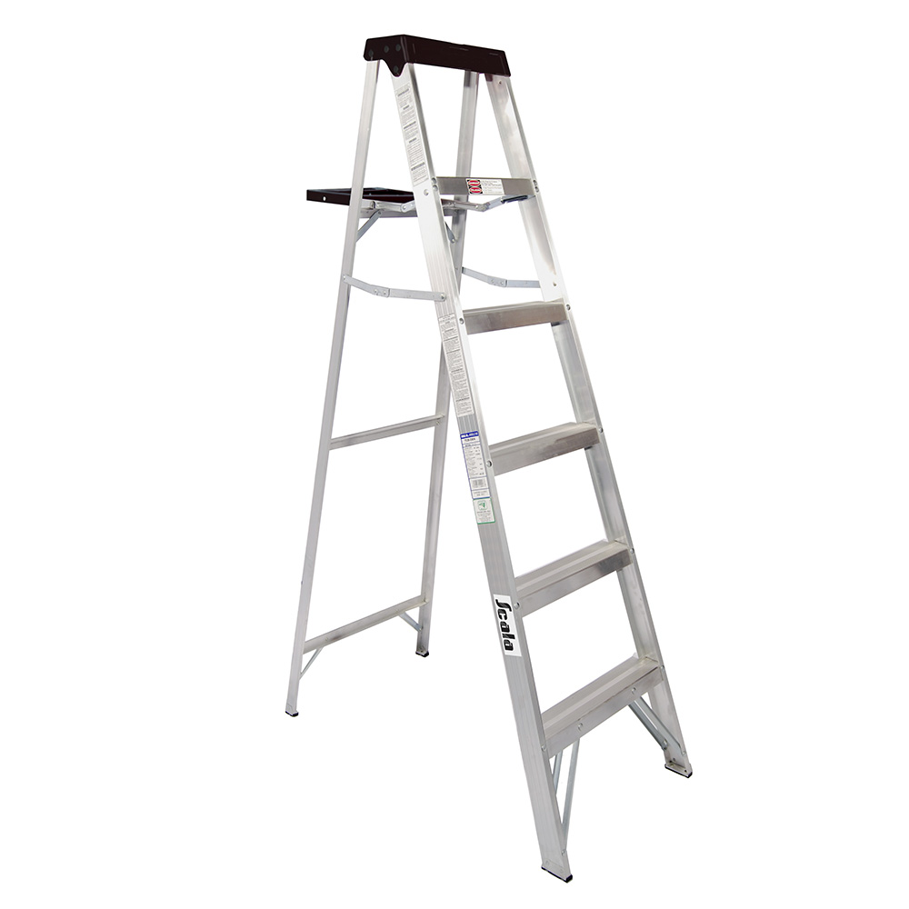 SCALA ESCALERA D/TIJERA       5 ESC./6 ALUM-T-III SC-2314-06