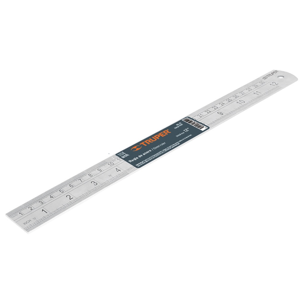 TRUPER REGLA RGL-30 30CM ACERO INOX