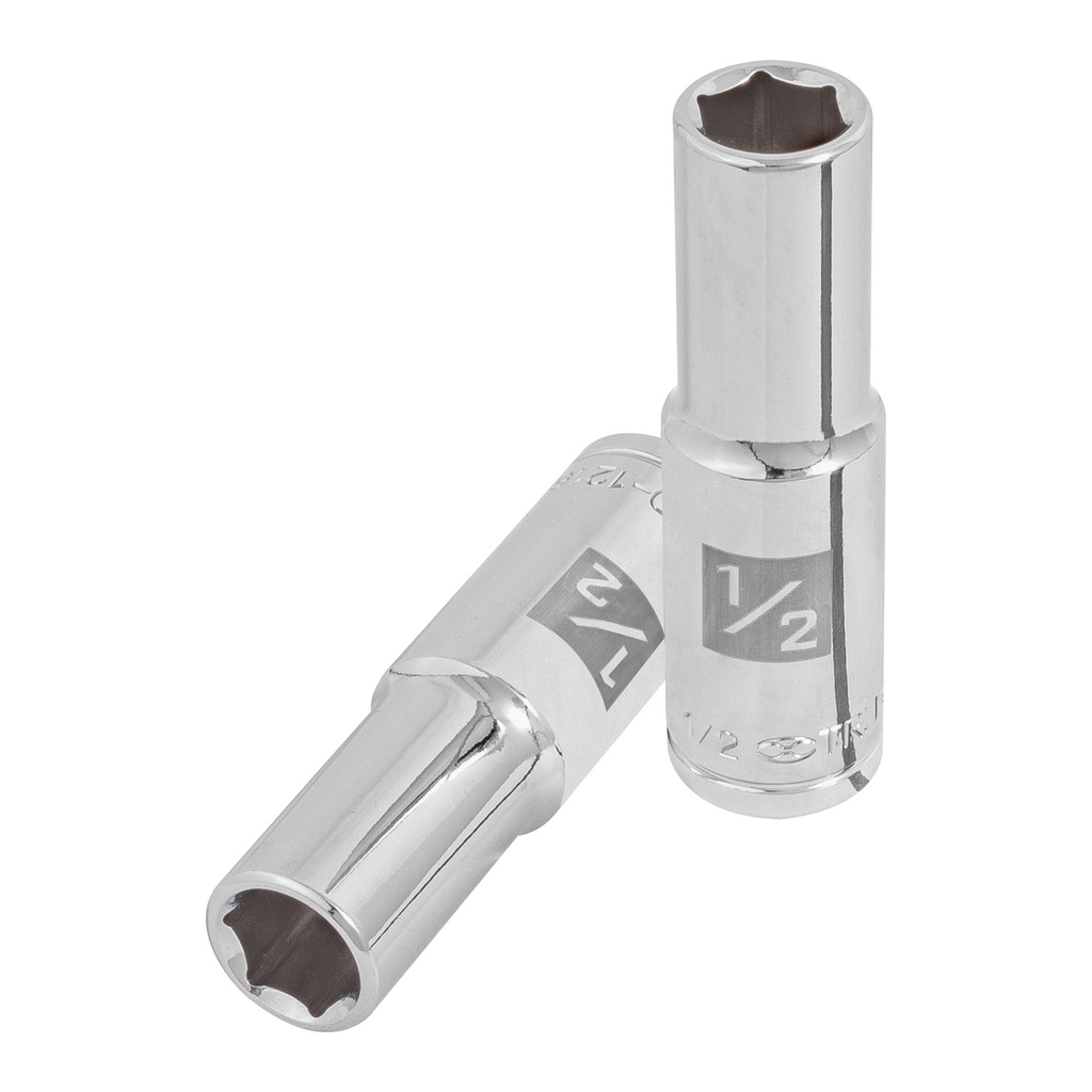 TRUPER DADO D-5316-H 1/2" CUADRO 1/2" LARGO 6 PUNTAS STD