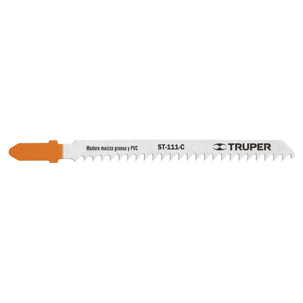 TRUPER SEGUETA ZANCO "T" ST-111-C CORTE RECTO P/MADERA 5PZA