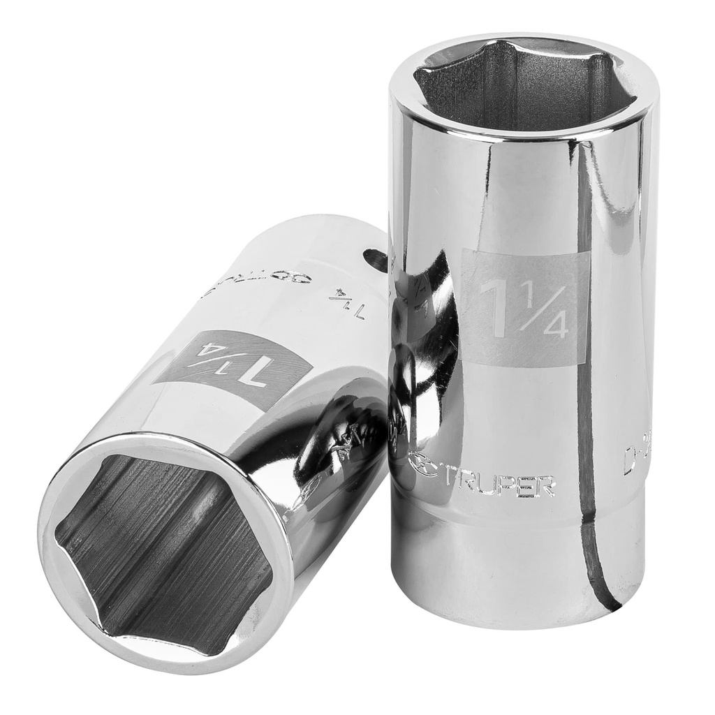 TRUPER DADO D-5540-HL 1 1/4" CUADRO 3/4" LARGO 6 PUNTAS STD