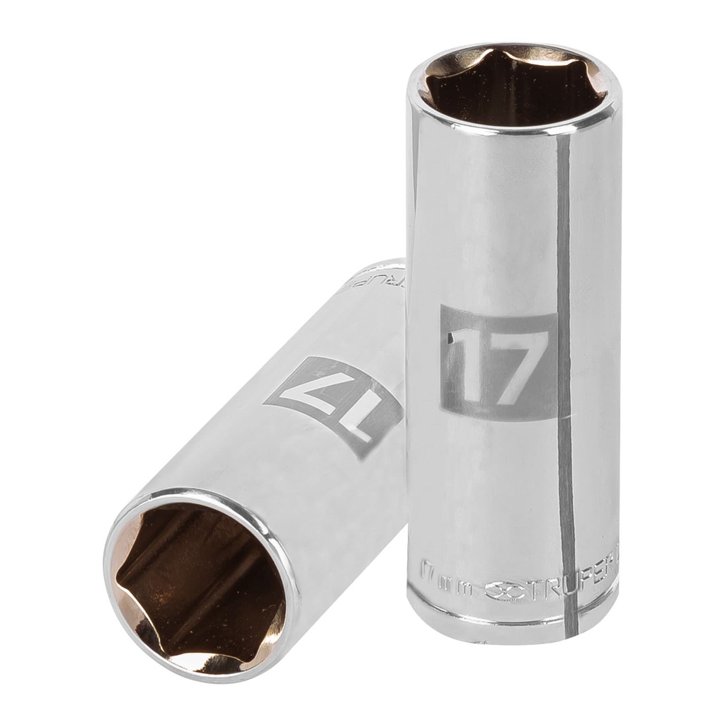 TRUPER DADO D-5017-HM 17MM CUADRO 3/8" LARGO 6 PUNTAS MM