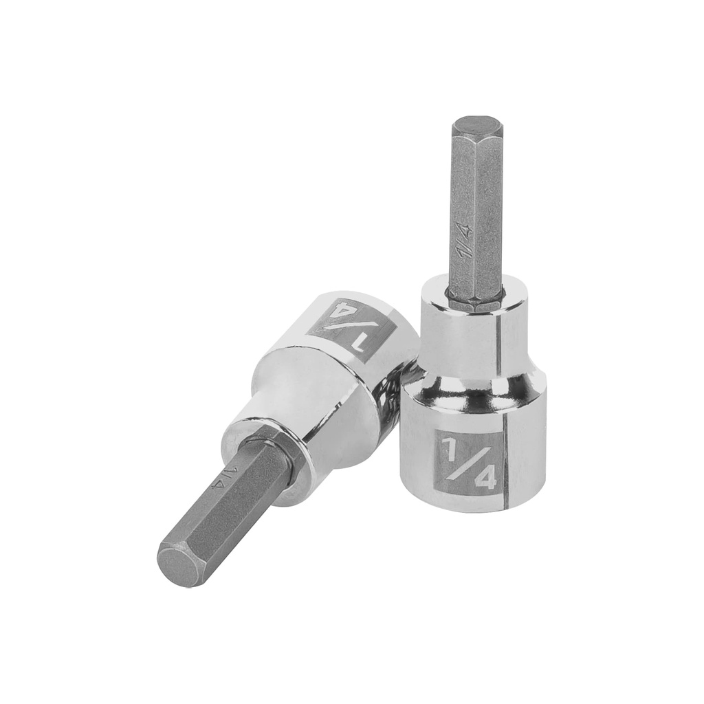 TRUPER DADO D-4990-1/4 1/4" CUADRO 3/8" PUNTA HEXAGONAL STD