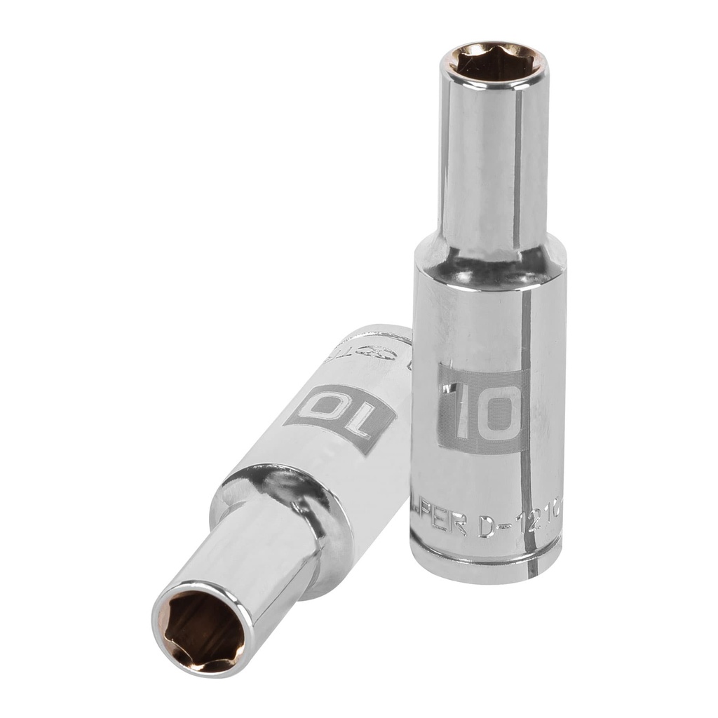 TRUPER DADO D-5310-M 10MM CUADRO 1/2" LARGO 6 PUNTAS MM