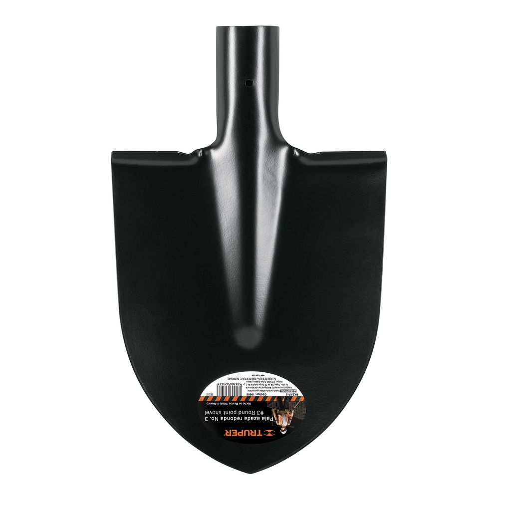 TRUPER PALA AZADA REDONDA PAZAR-3 3"S/MGO
