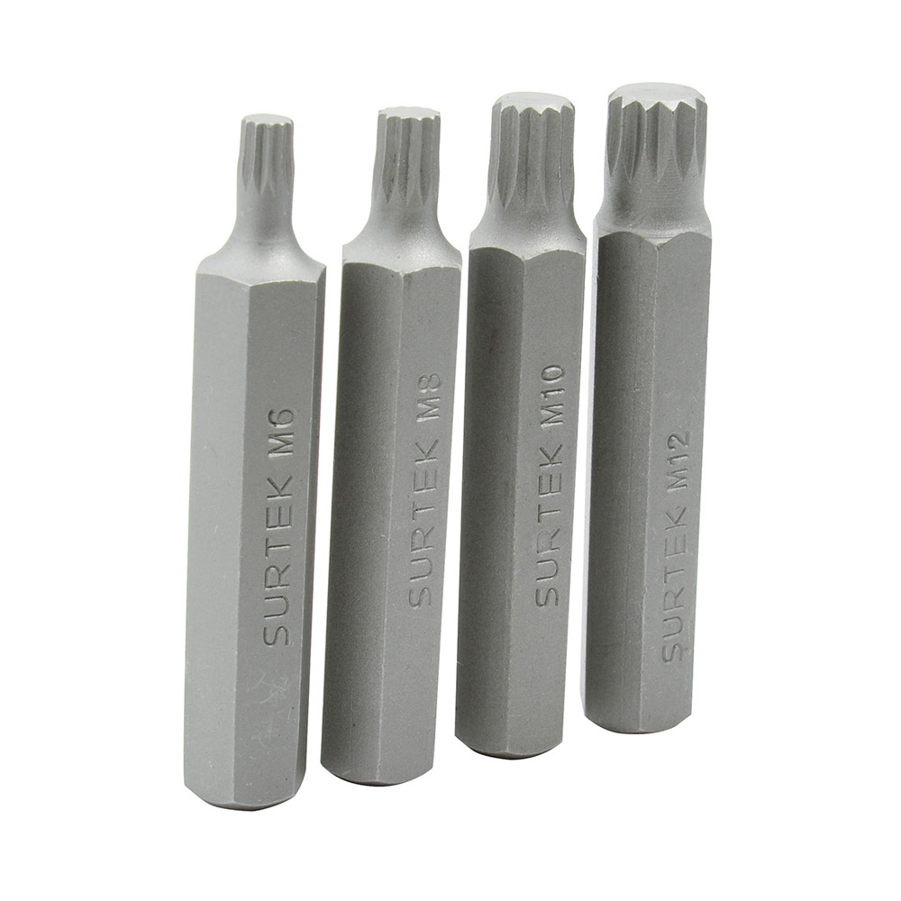 SURTEK JGO PUNTAS 4PZ TRIPLE  CUADRO PFB4