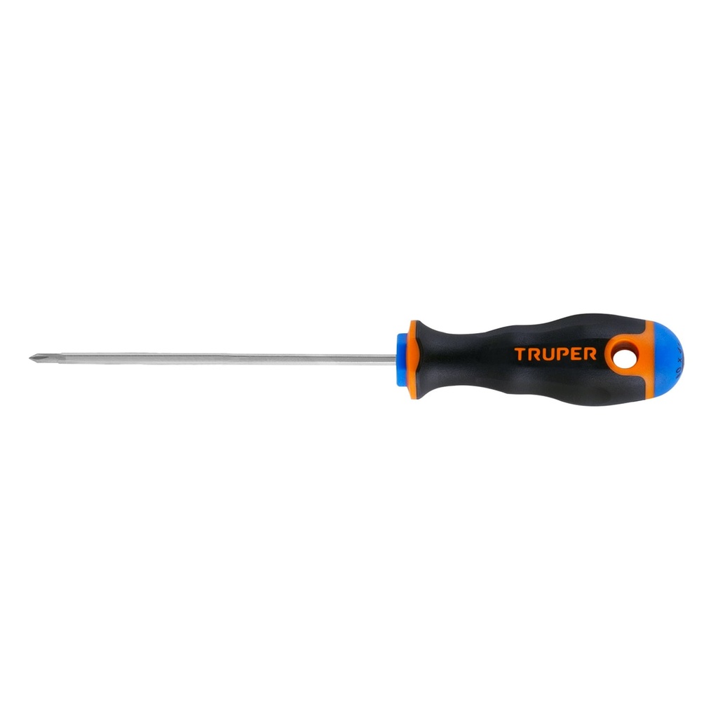 TRUPER DESARMADOR DE CRUZ DP-1/8X4B PUNTA FIJA MAGNETIZADA