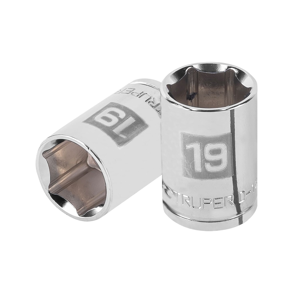 TRUPER DADO D-5419-M 19MM CUADRO 1/2" 6 PUNTAS MM