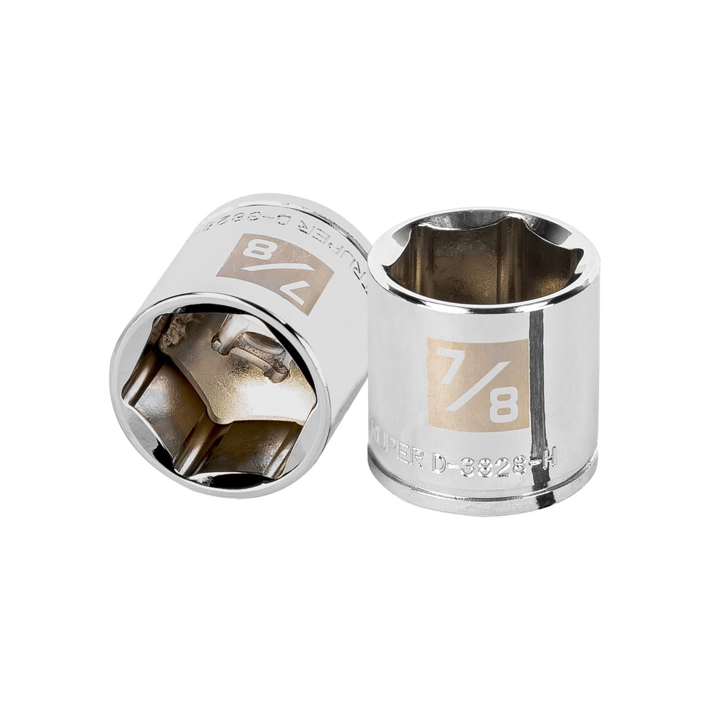 TRUPER DADO D-5228-H 7/8" CUADRO 3/8" 6 PUNTAS STD