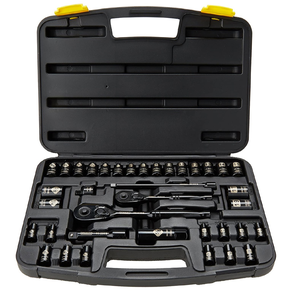 STANLEY JGO CROMO NEGRO 37PZA 9787320