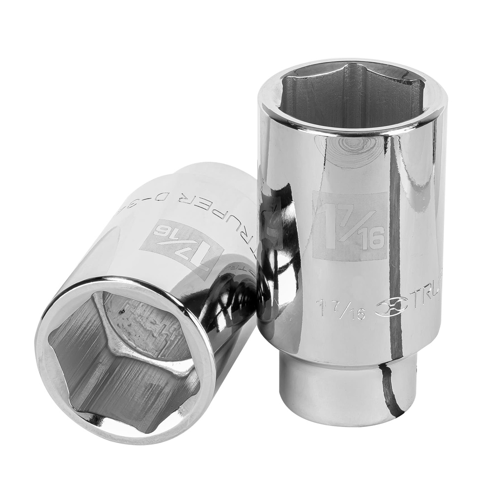 TRUPER DADO D-5546-HL 1 7/16" CUADRO 3/4" LARGO 6 PUNTAS STD