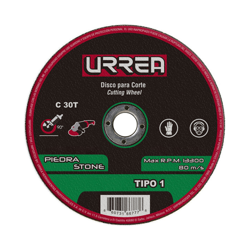 URREA DISCO ABRAS CORTE PIEDRA 7 T27