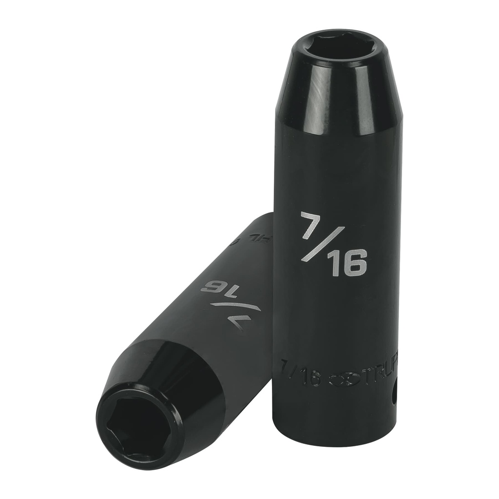 TRUPER DADO D-7314-H 7/16" CUADRO 1/2 IMPAC LAR 6PTAS STD