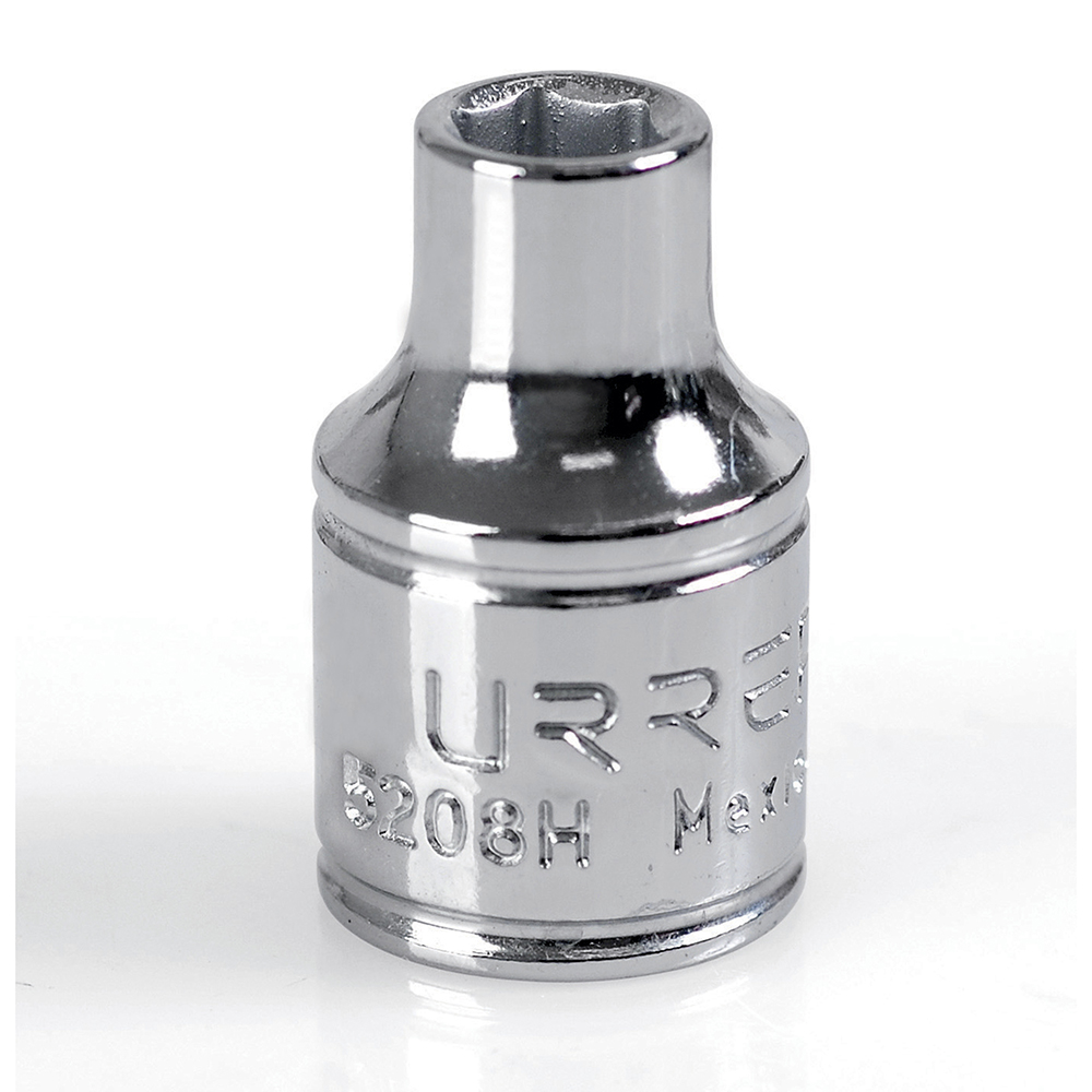 URREA DADO 3/8 CORTO 6 PTAS   6.3MM1/4 5208H