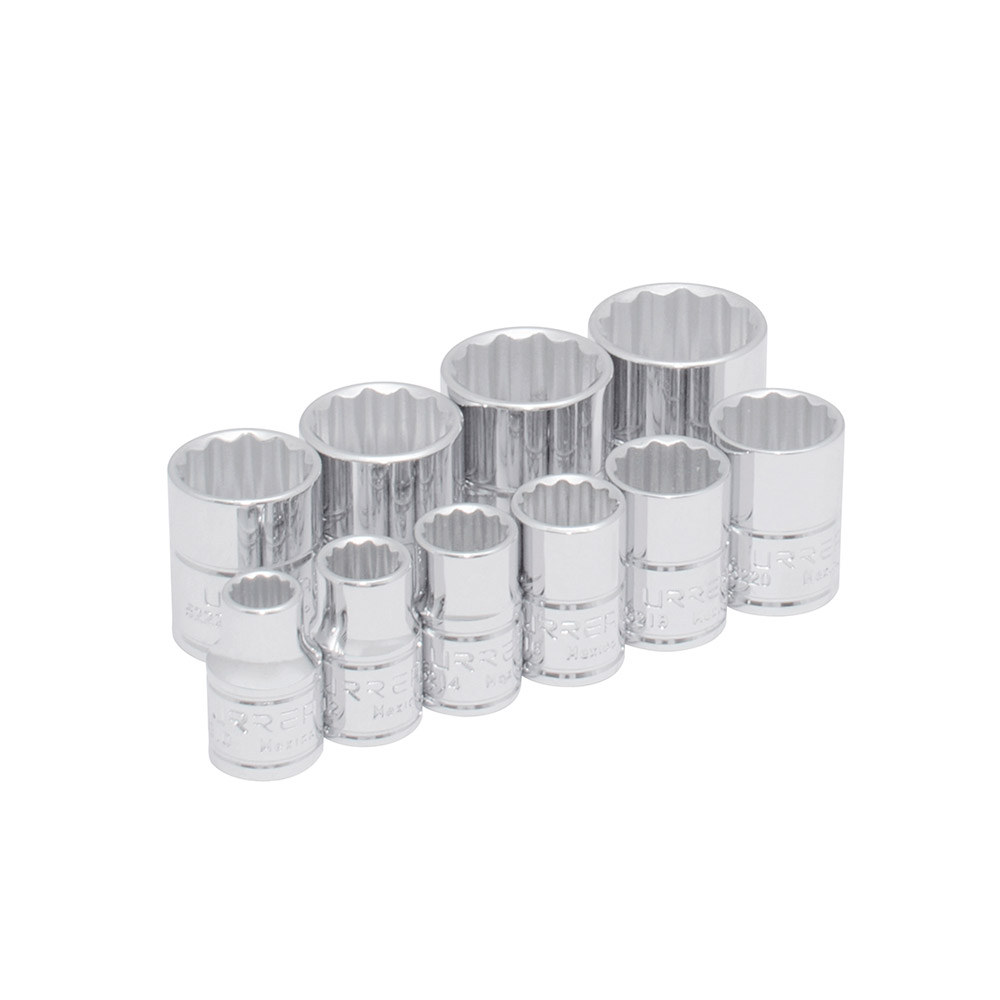 URREA DADOS JG/10PZ 3/8 52118 RIEL YCLIP