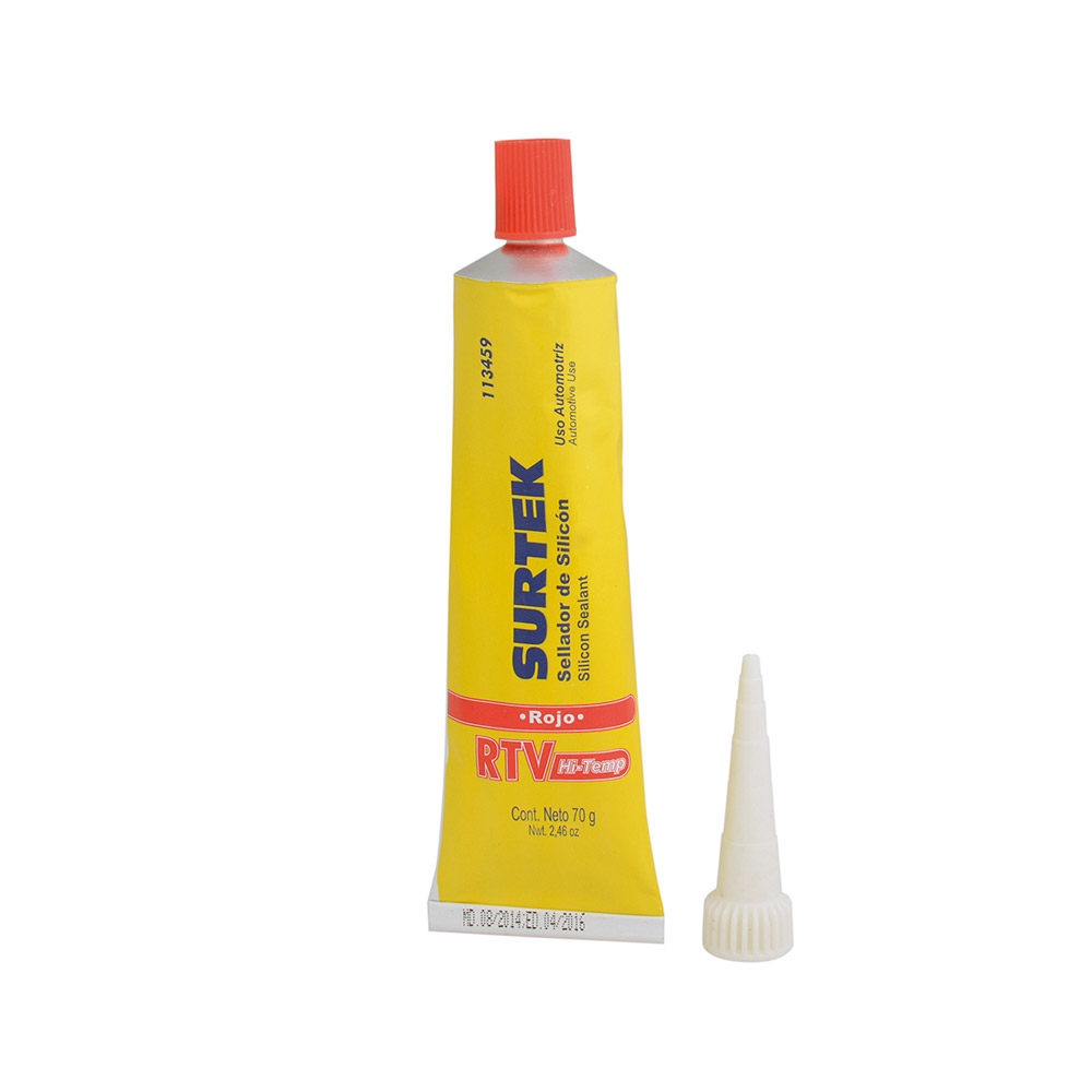 SURTEK SILICON AUTOMOT COLOR ROJO