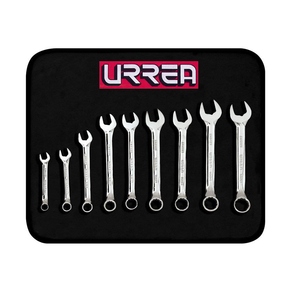URREA JGO 9PZ LLAVES COMB CORTAS STD
