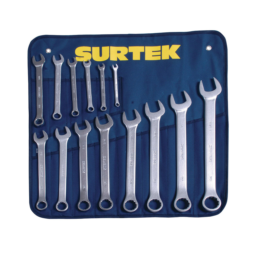 SURTEK JGO LLAVES COMB STD 14PZ VINIL