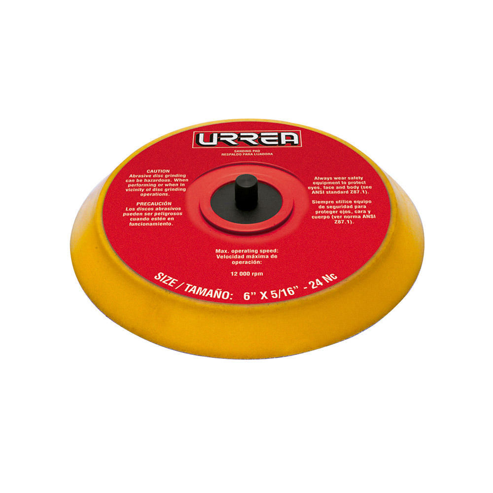 URREA DISCO 6" ESPIGA 5/16" 24 NPT
