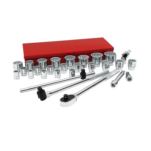 [HC52550] URREA JGO 28PZ DADOS ACC 3/4 CJ MET