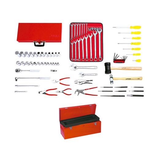 [HC52473] URREA JGO HERRAMIENTA 72PZ    STD BASICO INDUSTRIAL C/CAJA