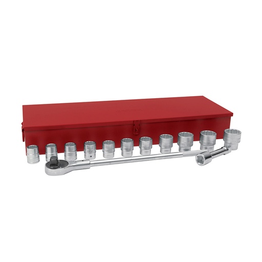 [HC52579] URREA JGO 13PZ DADOS ACC 1" CAJA MET