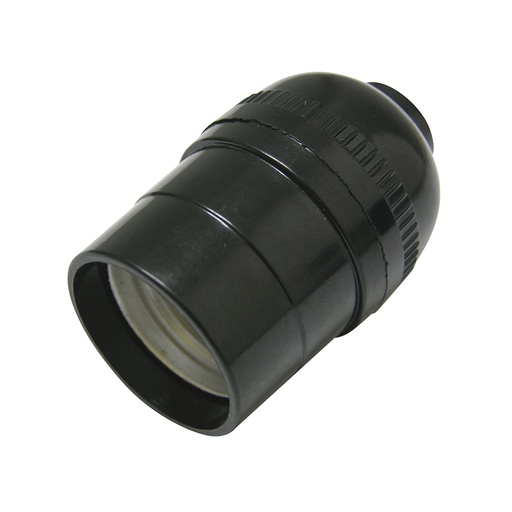 [HC56948] SURTEK PORTALAMPARA SENCILLO NEGRO