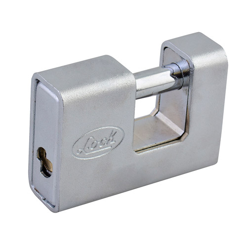 [HC57018] LOCK CANDADO ACERO 80MM       CORTINA LLAVE PUNTOS L22C80QCB