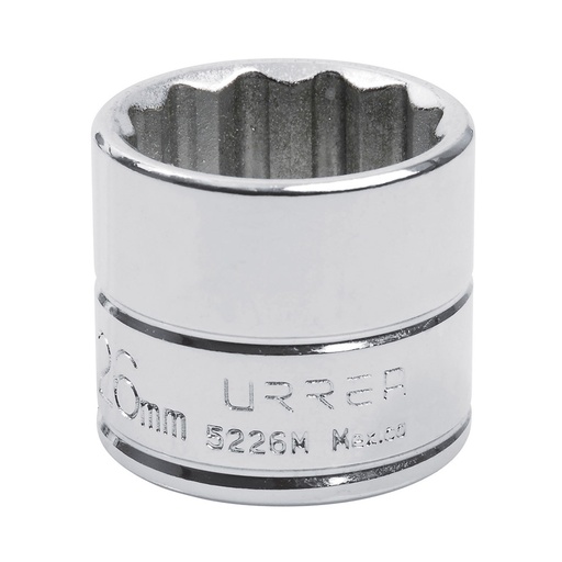 [HC53792] URREA DADO 3/8 CORTO 12 PTAS  26MM5226M