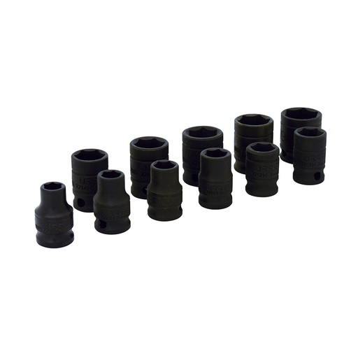 [HC53351] URREA JGO 11PZ DADOS IMP 3/8 6PT MM