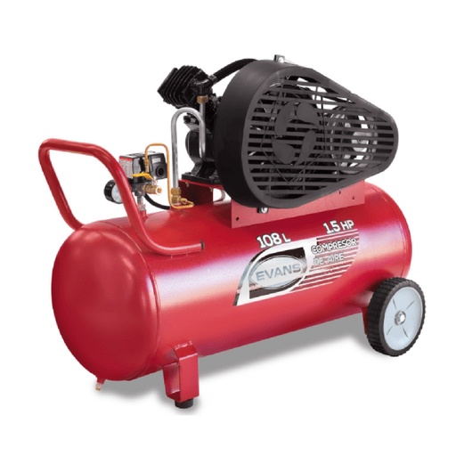 [H013997] EVANS COMPRESOR E13VME150-108 11/2HP 108L LUBR PROF MONOF