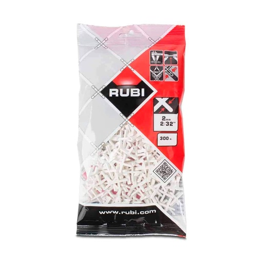 [HC74966] RUBI SEPARADOR P/AZULEJO      02.0MM (300PZ) 02901