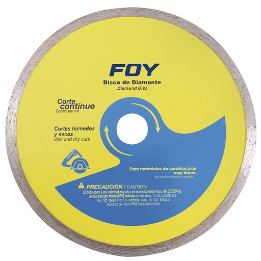 [HC75176] FOY DISCO DIAMANTE CTE CONTINUO 41/2" 143510