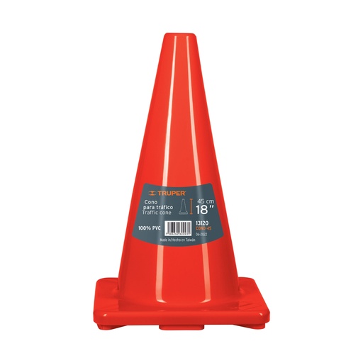 [HC74884] TRUPER CONO DE SEGURIDAD      45CM NJA S/REFLEJANTE