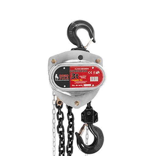 [HC70777] DOGOTULS GARRUCHA CROMADA     D/CADENA 3TON 3MT HB5004