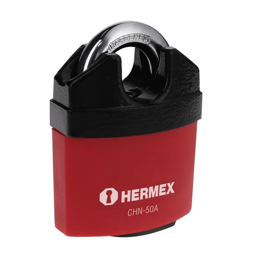 [HC70415] HERMEX CANDADO CHN-50A 50MM HIERRO ALTA SEGURIDAD