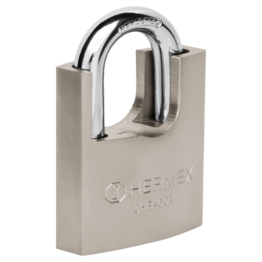 [HC73295] HERMEX CANDADO HIERRO 60MM    CORAZA LLAVE ANTI GZ CHR-60A