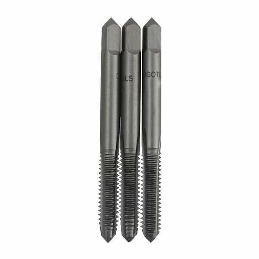 [HC69971] DOGOTULS MACHUELO ET1004 3/16"-24NS 3PZA ACERO ALTO CARBON