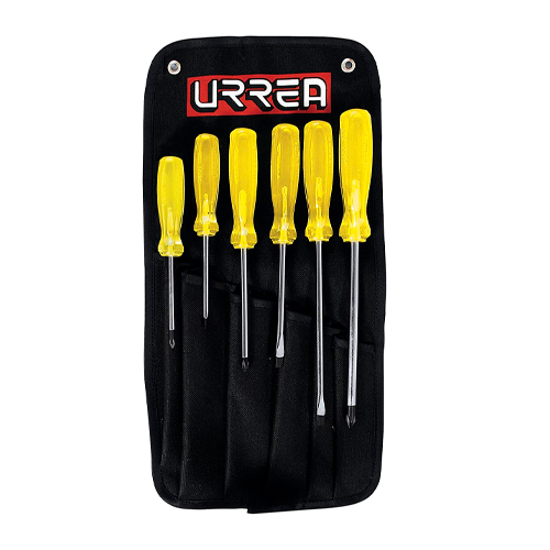 [HC57739] URREA JGO 6PZ DEST AMBAR COMB 9600G