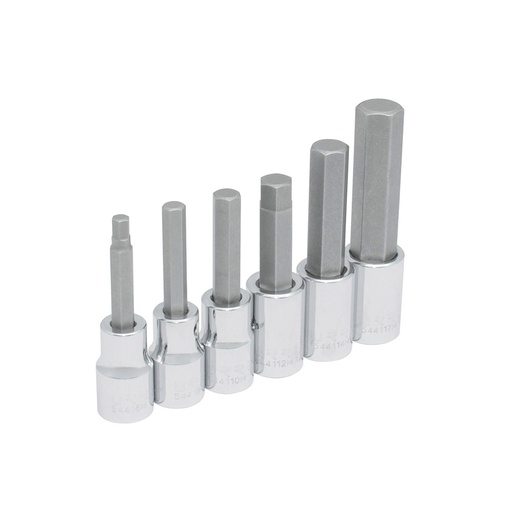 [HC57708] URREA JGO 6PZ DADOS PTA HEX 6-17MM