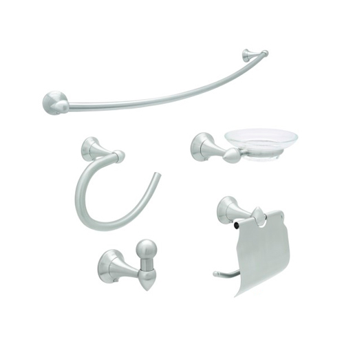 [HC57761] URREA ACCESORIOS P/BAÑO JGO   6PZ AC INOX 3100.9