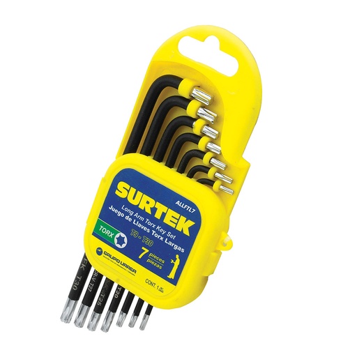 [HC59047] SURTEK LLAVE HEX TORX 7PZ ALLFTL7