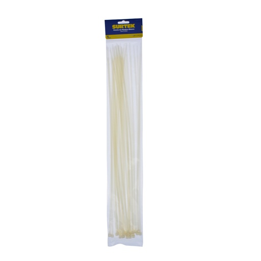 [HC57808] SURTEK CINCHO-COLLARIN 25PZ   NATURAL 4.8X450MM 114216