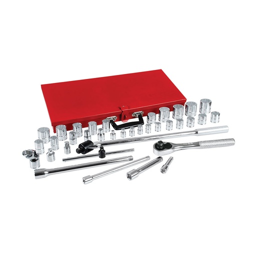 [HC27205] URREA JGO AUTOCLE 37PZ 3/8"   1/2" STD HTA P/MECANICO